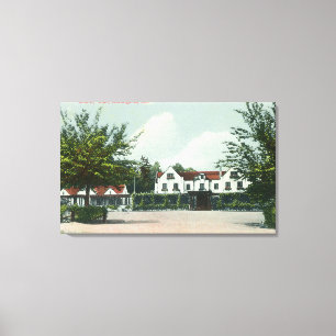 Exterior View of the Country Club 2 Canvas Print