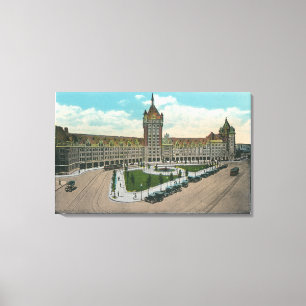 Exterior View of the D & H and Journal Canvas Print