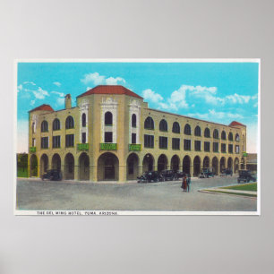 Exterior View of the Del Ming HotelYuma, AZ Poster