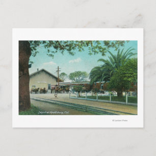 Exterior View of the DepotHealdsburg, CA Postcard