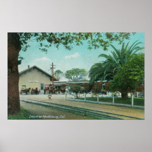 Exterior View of the DepotHealdsburg, CA Poster