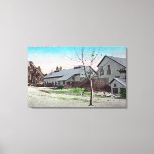 Exterior View of the Empire Mine Canvas Print
