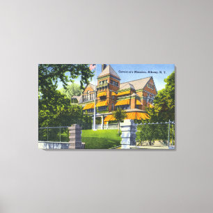 Exterior View of the Governor's Mansion Canvas Print