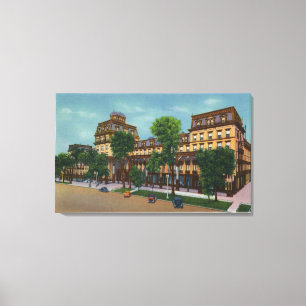 Exterior View of the Grand Union Hotel # 2 Canvas Print