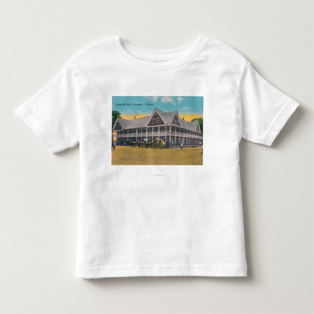 Exterior View of the Greenville Hotel Toddler T-Shirt (Front)
