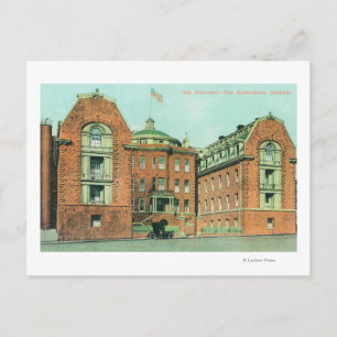 Exterior View of the Hahnemann Hospital Postcard