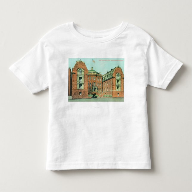 Exterior View of the Hahnemann Hospital Toddler T-Shirt (Front)