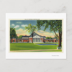 Exterior View of the Hall of Springs # 2 Postcard