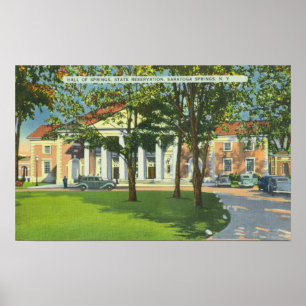 Exterior View of the Hall of Springs Poster