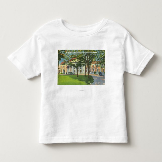 Exterior View of the Hall of Springs Toddler T-Shirt (Front)