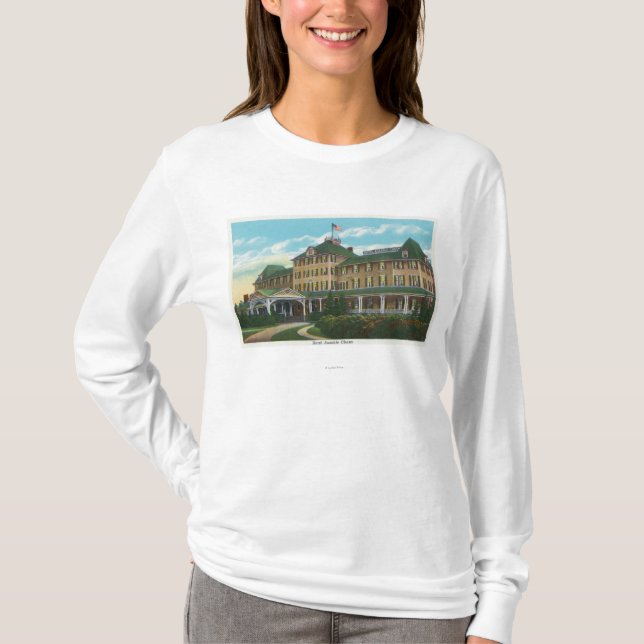 Exterior View of the Hotel Ausable Chasm T-Shirt (Front)