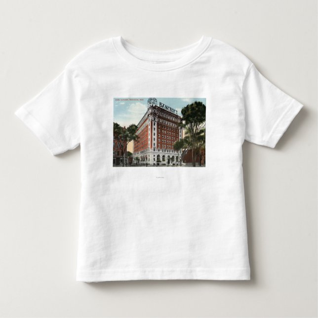 Exterior View of the Hotel Bancroft Toddler T-Shirt (Front)