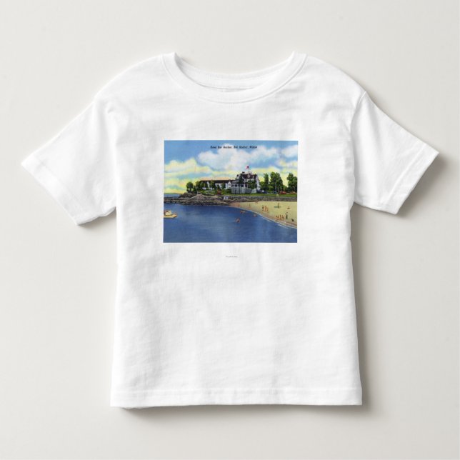 Exterior View of the Hotel Bar Harbour Toddler T-Shirt (Front)