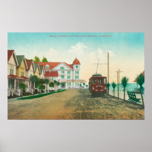 Exterior View of the Hotel Capitola and Cottages Poster
