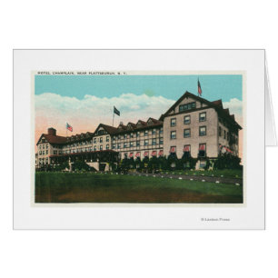 Exterior View of the Hotel Champlain