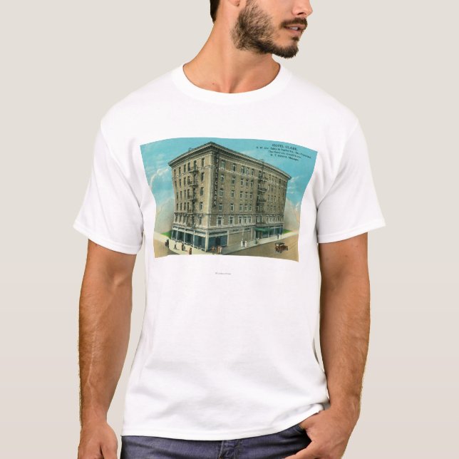 Exterior View of the Hotel Clark T-Shirt (Front)