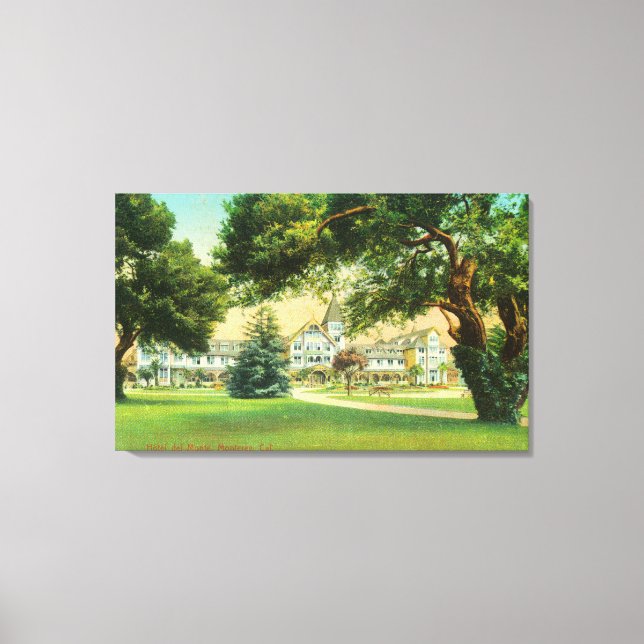 Exterior View of the Hotel del Monte Canvas Print (Front)