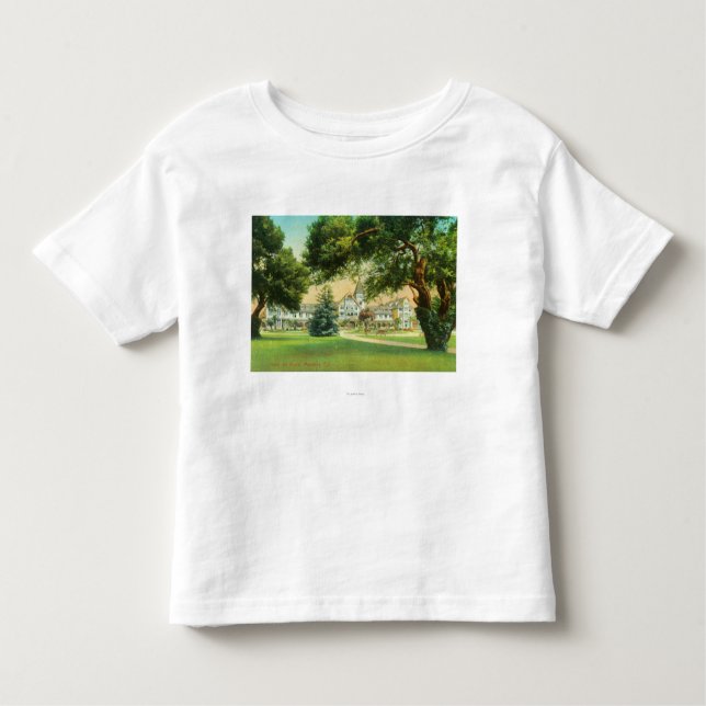 Exterior View of the Hotel del Monte Toddler T-Shirt (Front)