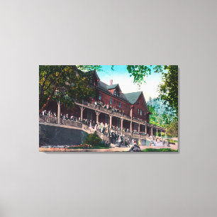 Exterior View of the Hotel El Portal Canvas Print