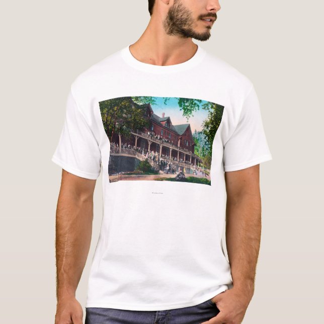 Exterior View of the Hotel El Portal T-Shirt (Front)