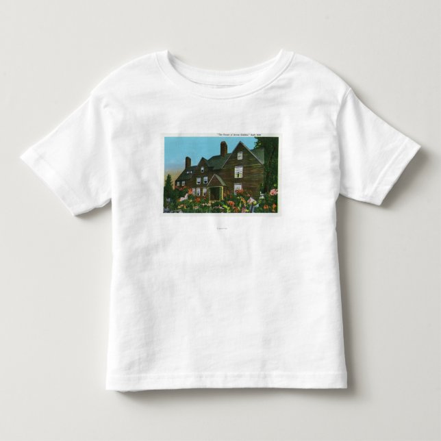 Exterior View of the House of Seven Gables Toddler T-Shirt (Front)