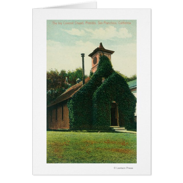 Exterior View of the Ivy Covered Chapel, (Front)