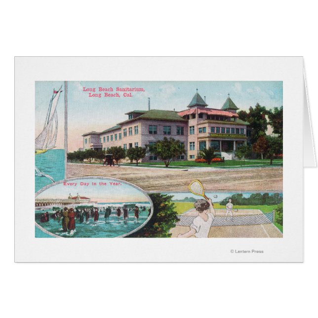 Exterior View of the Long Beach Sanitorium (Front Horizontal)