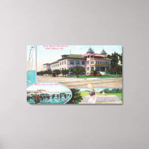 Exterior View of the Long Beach Sanitorium Canvas Print