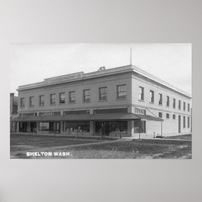 Exterior View of the Lumbermens Bldg Poster (Front)