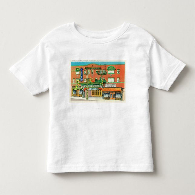 Exterior View of the Mandarin Theatre, Toddler T-Shirt (Front)