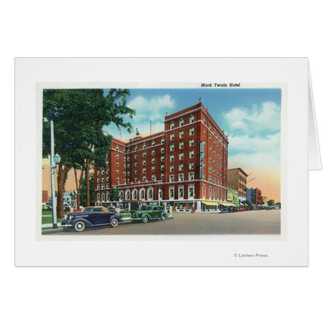 Exterior View of the Mark Twain Hotel (Front Horizontal)