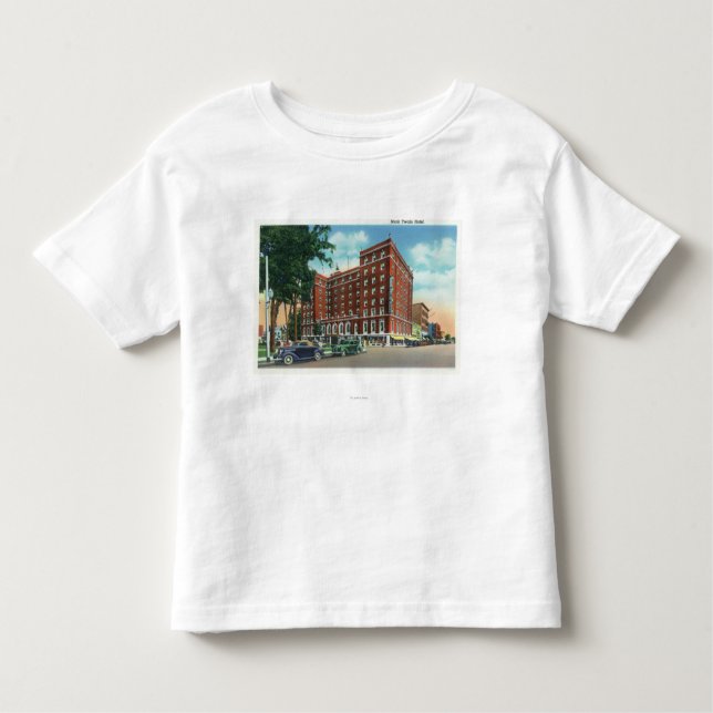 Exterior View of the Mark Twain Hotel Toddler T-Shirt (Front)