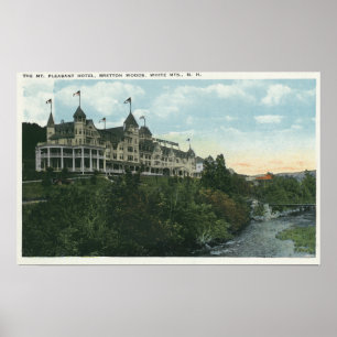 Exterior View of the Mount Pleasant Hotel # 2 Poster