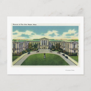 Exterior View of the Museum of Fine Arts # 2 Postcard