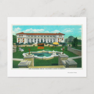 Exterior View of the New Atascadero Inn Bungalow Postcard