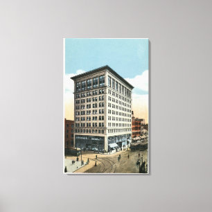Exterior View of the New Park Building Canvas Print