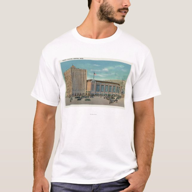 Exterior View of the North Station T-Shirt (Front)