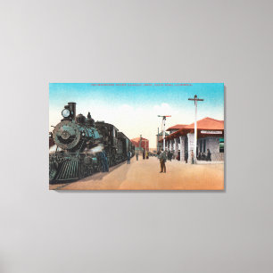 Exterior View of the Northwestern Pacific RR Canvas Print