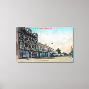 Exterior View of the NSGW BuildingWoodland, CA Canvas Print