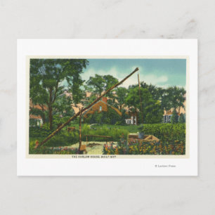 Exterior View of the Old Harlow House # 2 Postcard