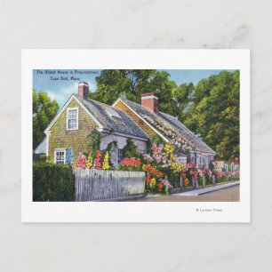 Exterior View of the Oldest House in Town Postcard