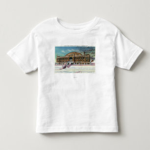 Exterior View of the Olympic Arena in Winter Toddler T-Shirt