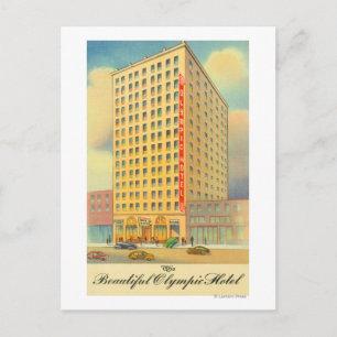 Exterior View of the Olympic Hotel Postcard