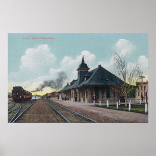 Exterior View of the OSL Depot Boise, ID Poster
