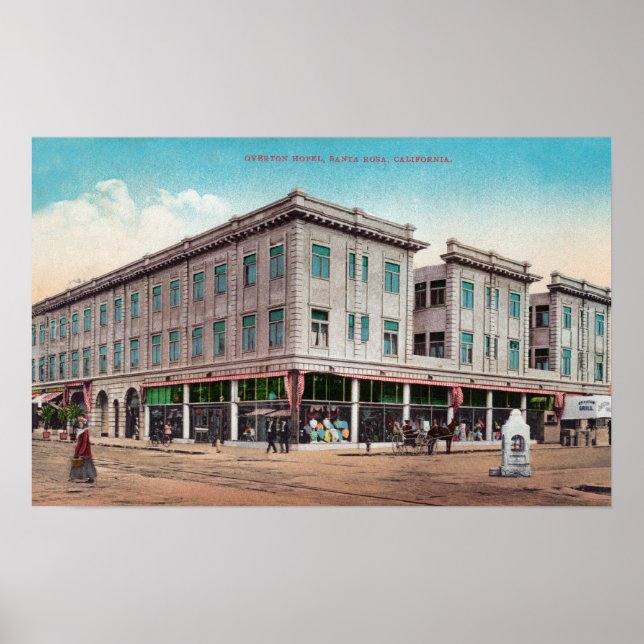 Exterior View of the Overton Hotel Poster (Front)