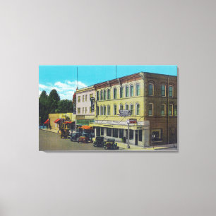 Exterior View of the Palace HotelUkiah, CA Canvas Print