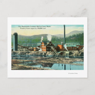 Exterior View of the Panhandle Lumber Mill Postcard
