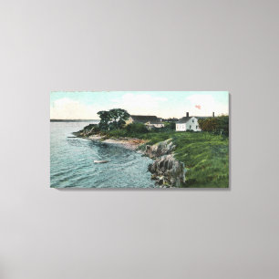 Exterior View of the Pearl House Canvas Print