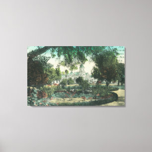 Exterior View of the Peninsula Hotel Canvas Print