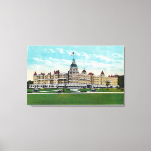 Exterior View of the Poland Spring House Canvas Print